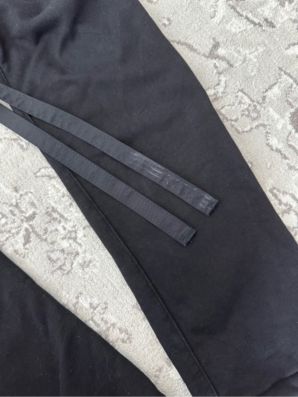 Fear of God Sixth Collection Black Drawstring 100% Cotton Jogger Pants - Size M - Picture 8 of 10